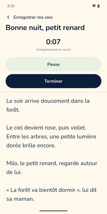 La voix de ceux qui les aiment